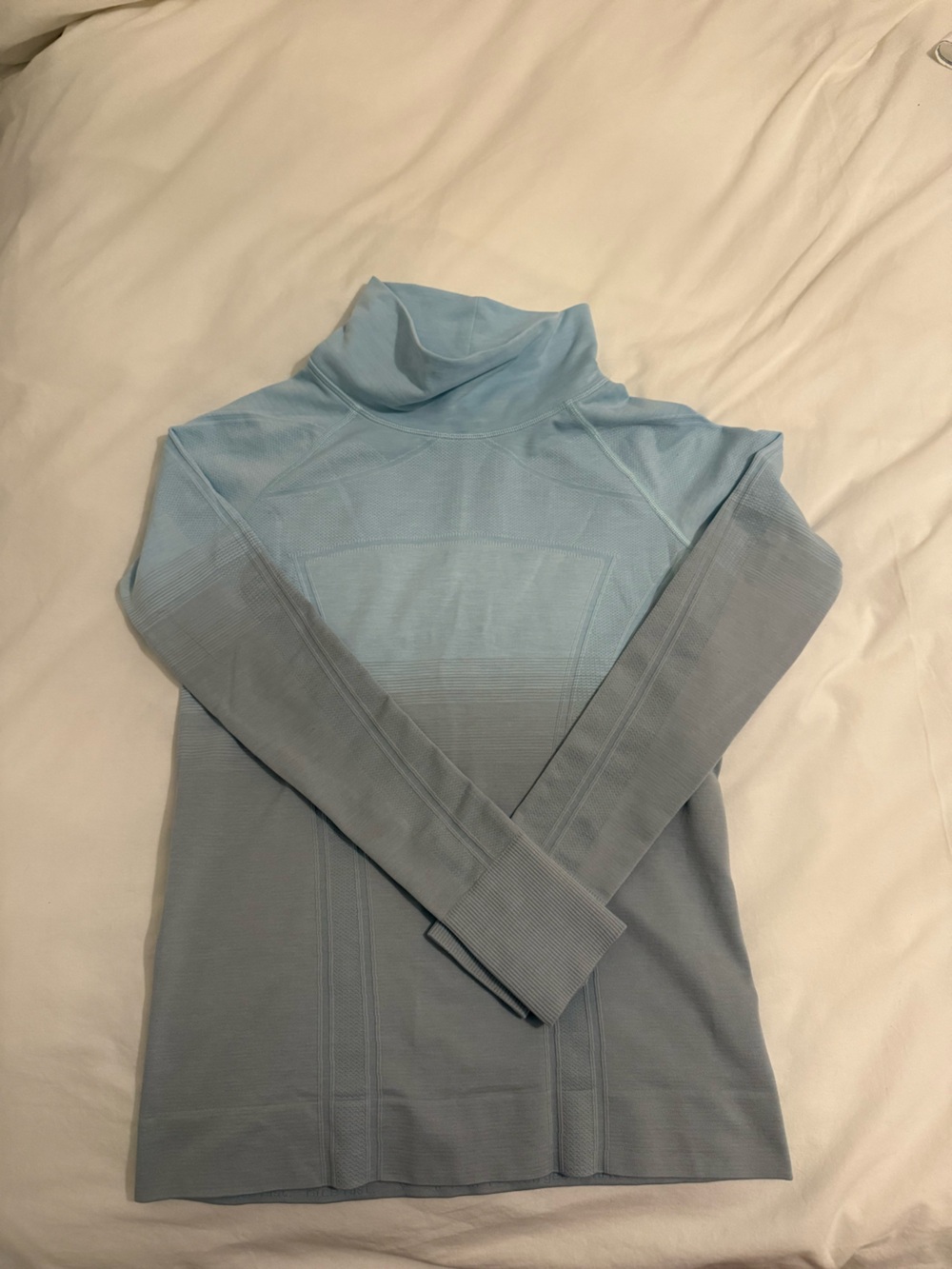 Ivivva Light Blue Seamless Long-Sleeve Top